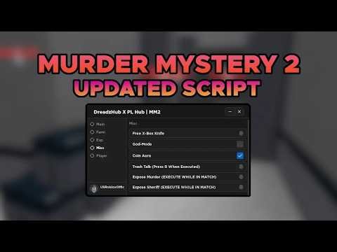 Roblox Murder Mystery 2 Script | Best MM2 Script For Roblox 2026 | AutoFarm + Aim + ESP