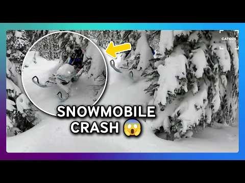 Insane Snowmobile Accident — Are They OK?