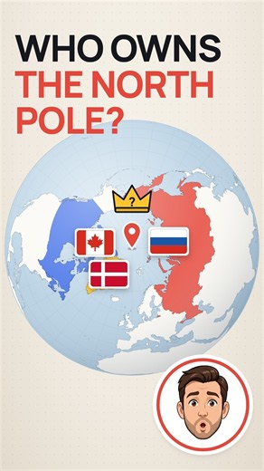 Who Actually Owns the North Pole?. #geography