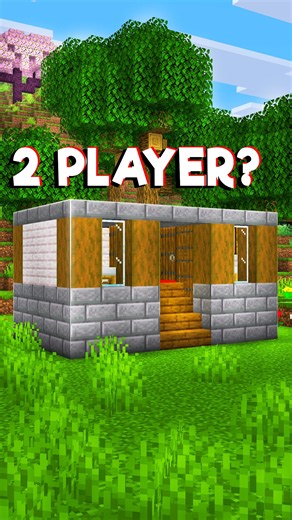 Minecraft 2 Player Survival House....🤔 (Payphone) #minecraft #shorts