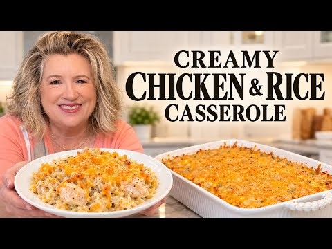 Creamy Chicken & Rice Casserole | An Easy Family Dinner!