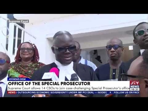 OSP: Supreme Court allows 14 CSOs to join case challenging the Special Prosecutor's office