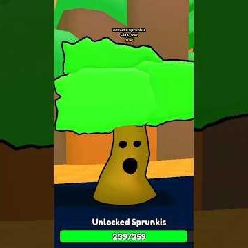 Mr Tree Sprunked Badge Morph In Steal a Sprunki Egg ✨ 3D SPRUNKI SIM - Roblox
