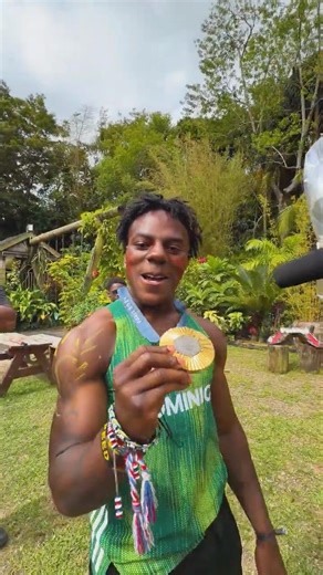 I CHALLENGED A GOLD MEDALIST IN BOUNDING! 🇩🇲