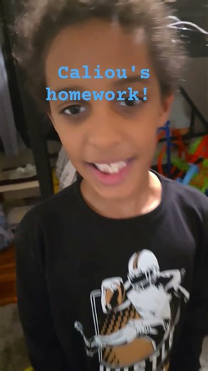 caillou's homework