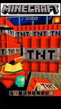 Minecraft underwater abandoned house destroy with TNT#minecraft #gaming #viral