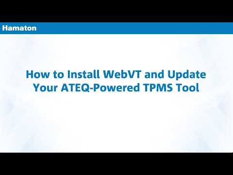 How to Download WebVT & Update ATEQ TPMS Tool | Step-by-Step Guide