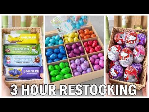 3 Hours of Satisfying Restocking ASMR ✨ | Cleaning, Organizing, Restocking for Relaxation