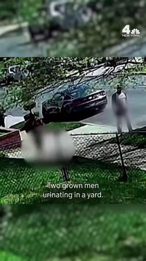 Chilling video showed a Queens man urinating and arguing with neighbors before stabbing them.Queens resident Hakeem Alexander was charged with three counts of assault after stabbing his neighbors and his own father during a violent dispute over a French bulldog urinating on his lawn.The 39-year-old female dog owner was stabbed in the hand, her partner was stabbed in the back, and the suspect’s 62-year-old father was slashed in the hand while trying to stop the fight.Only in NYC!
