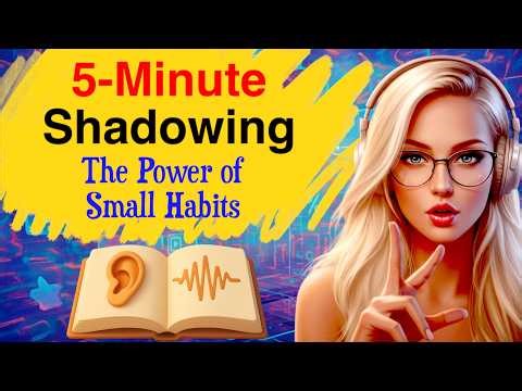 5 Minutes Shadowing Practice | Learn English with Podcast | Slow Easy English for A2-B1 Learners