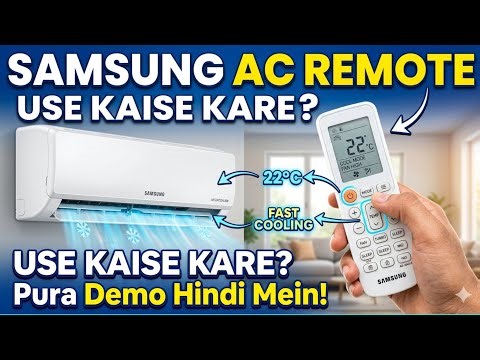 Samsung AC Remote Functions & Full Demo 2026 | How to Use Samsung AC Remote