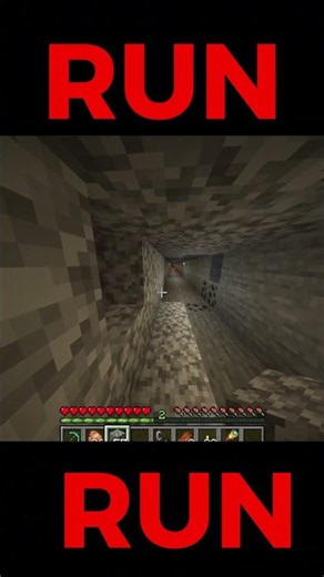 Scariest Encounter in Minecraft #minecraft #memes #minecraftshorts