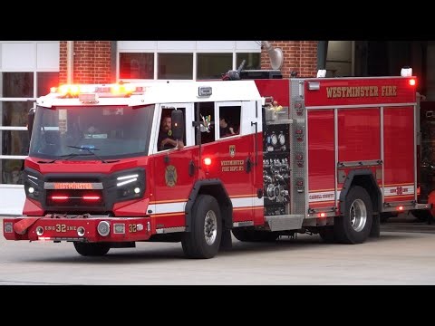 Westminster Fire Department Engine 32 Responding 6/25/25