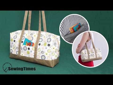 Perfect for Daily Use! Small Duffle Bag DIY | Trying this Beginner-Friendly Shoulder Bag