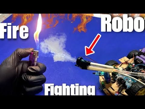 DIY Fire Fighter Robot 🔥 Arduino Project with Flame Sensor