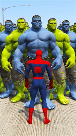 HULK 🆚 SPIDERMAN & WOLVERINE #homemaranha #spiderman #hulk #wolverine