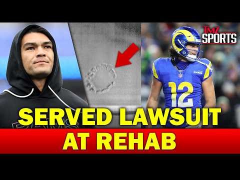 Puka Nacua's Bite Accuser Serves Lawsuit At Rehab | TMZ Sports