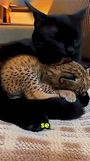 Uma gata salvou um lince… Anos depois, ela voltou. #curto