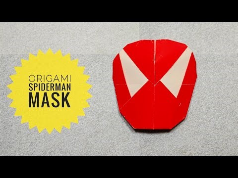Origami Spiderman Mask | Origami Mask