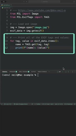 Python: Extract EXIF Meta Data From an Image [How To]