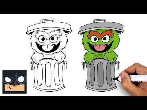 How to Draw Oscar the Grouch