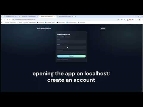 Micro-Habit Gym Coach – Java Web Application MVP (CST8288 Group Project 2)