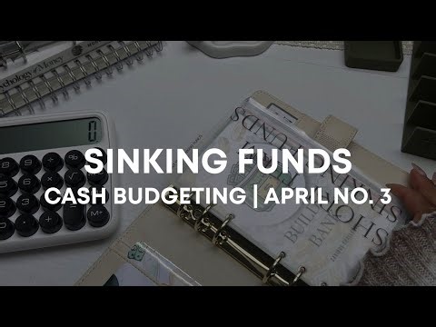 CASH BUDGETING April Week 3 💰📝 Sinking Funds Cash Envelope Stuffing 