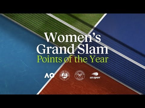 Grand Slam Points of the Year | Women's Singles