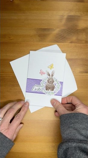 Stampin’ Up! Easter Time Mix & Match Ephemera Pack Quick Easter Card #diy #papercrafting #cardmaking