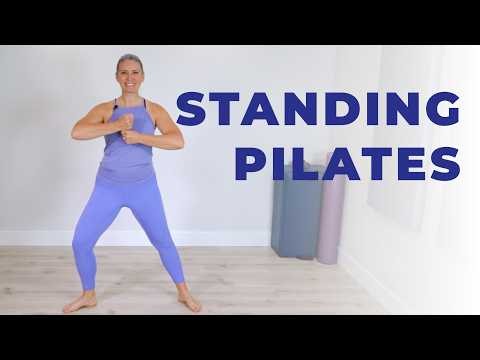15 Min Standing Pilates Workout | Full Body, No Equipment