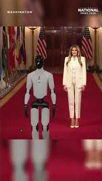 Melania Trump joined by first American-made HUMANOID ROBOT guest at White House