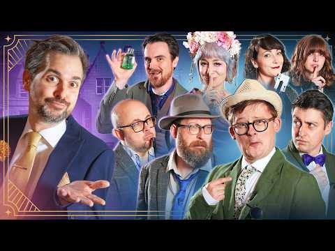 We played Blood on the Clocktower with Tom Nicholas and Simon Clark in a mansion