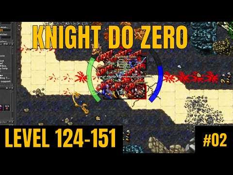 TIBIA PROJETO EK DO ZERO - EP 02 - LEVEL 124 AO 151 - DOBREI A META DO PROJETO