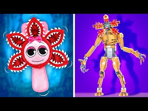 Sprunki LEGO Stranger Things! *Paper El Became Sprunki in Game Book*