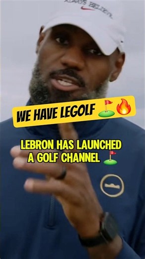 LEBRON REALLY STARTED HIS OWN GOLF CHANNEL 🔥⛳️