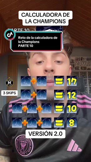 PARTE 10 / Reto de la calculadora de la Champions‼️ #reto #calculadora #championsleague