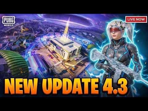 🔴 LIVE PUBG MOBILE 4.3 UPDATE 🔥 | Road to TOP 10 Conqueror Push