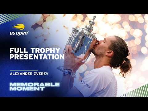 Full Trophy Presentation | Alexander Zverev is Crowned Champion | 2026 US Open
