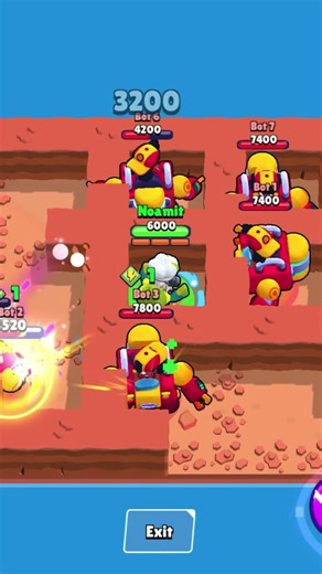 Brawl Stars bot battles 🤖🔥 Who wins? #brawlstars #gaming #bots #fyp #brawl