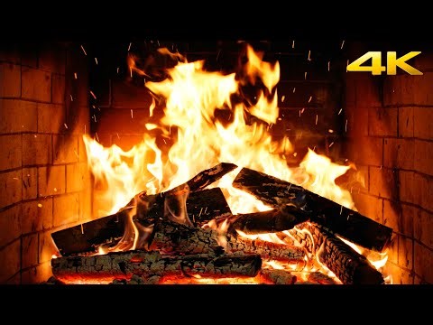 🔥 The Most Ambient Fireplace (NO MUSIC) with Crackling Logs & Burning Fire Sounds for Inner Peace
