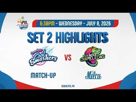 Creamline Cool Smashers vs. Nxled Chameleons - 2nd Set Highlights