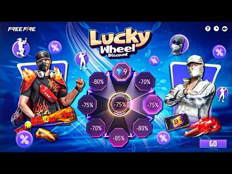 Lucky Wheel Discount Event 🤯🥳| free fire new event | ff new event | new event free fire