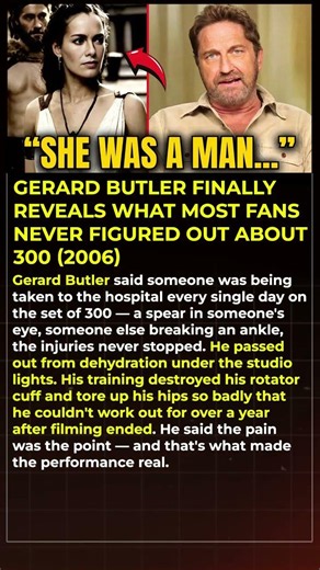 Gerard Butler Finally Reveals What Most Fans Never Figured Out About 300 (2006) #shorts