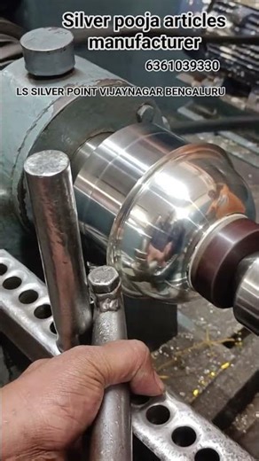 Sillver Bowl making video #925silver #silverbowls #silverpoojaitems #silverarticles #silversmith
