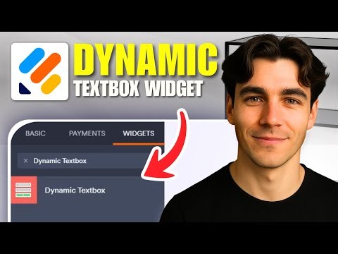 How To Use The Jotform Dynamic Textbox Widget (Tutorial 2026)