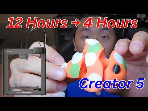 Flashforge Creator 5 Best 3D Printer For 2026 | 4 Tool Head