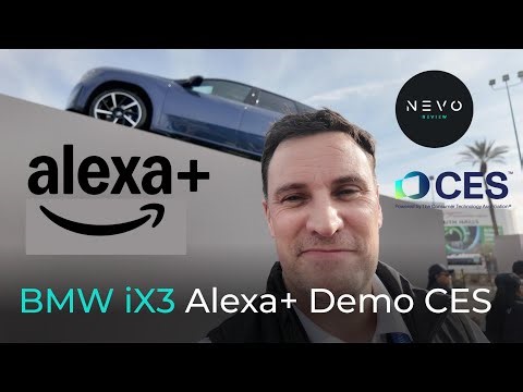 BMW iX3 Alexa+ Demo at CES 2026
