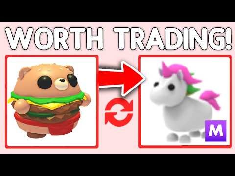 Trading The NEW BURGER BEAR In Adopt Me! Roblox
