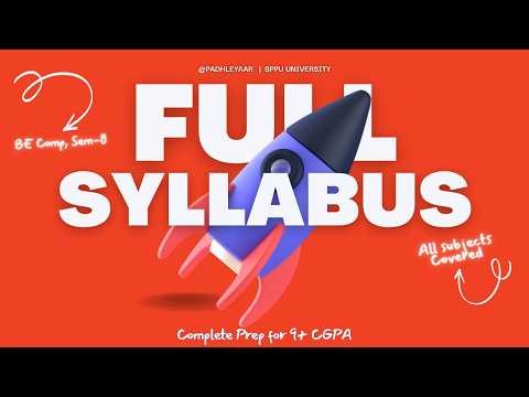 BE Computer Sem 8 Course – Full Syllabus + Complete Prep for 9+ CGPA