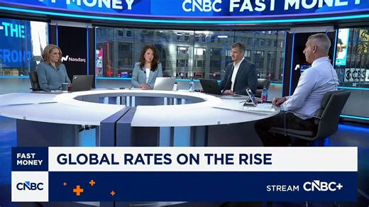 'Fast Money' traders recap the climb in yields after a hotter-than-expected April CPI read